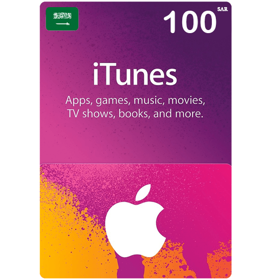 ITunes Gift Card KSA 100 SAR itunes-gift-card-ksa-100-sar
